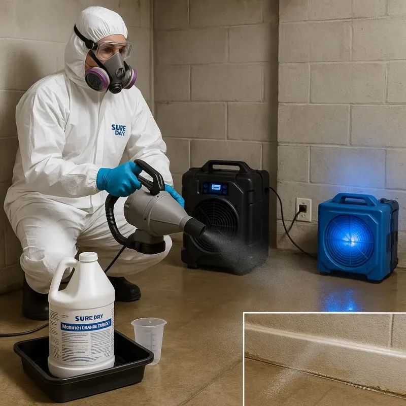 Sanitization and Odor Removal process in Arcola, IL